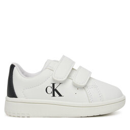 Calvin Klein Jeans Сникърси Calvin Klein Jeans Low Cut Lace Velcro Sneaker V1X9-82080-1355 M Бял