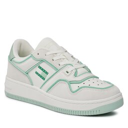 

Снікерcи Tommy Jeans Tjw Retro Basket Foam Edge EN0EN02420 Ecru / Jadestone Green MAJ, Écru