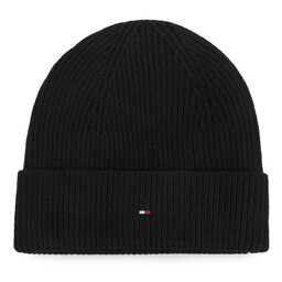 Tommy Hilfiger Mütze Tommy Hilfiger Flag AW0AW19102 Schwarz