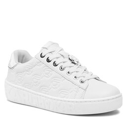 KARL LAGERFELD Sneakersy KARL LAGERFELD KL61023F White Lthr