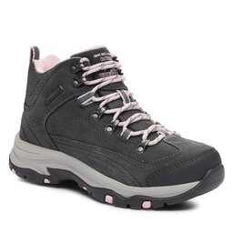 Skechers Chaussures de trekking Skechers Skechers Trego-Alpine Trail Gray Suede/Pink Trim