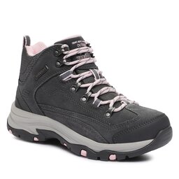 Skechers Туристически Skechers Skechers Trego-Alpine Trail Gray Suede/Pink Trim