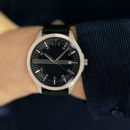 

Годинник Armani Exchange Hampton AX2101 Black/Silver, Чорний