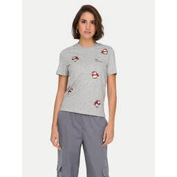 ONLY ONLY Футболка Kita 15331069 Сірий Regular Fit