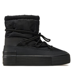 Calvin Klein Jeans Polokozačky Calvin Klein Jeans Vulc Flatform Snow Boot Wn YW0YW01591 Černá