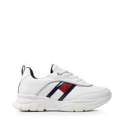 

Снікерcи Tommy Hilfiger Low Cut Lace-Up Sneaker T3A4-31180-1023 S White 100, Білий