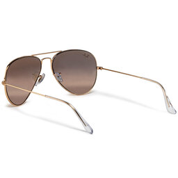 

Сонцезахисні окуляри Ray-Ban Aviator Large Metal 0RB3025 001/3E Arista/Pink Mirror Gradient Grey, Золотий
