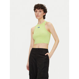 HUGO HUGO Felső Baby Tank_B 50511450 Zöld Slim Fit