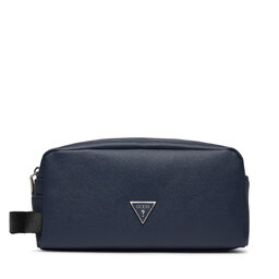 Guess Pochette per cosmetici Guess Certosa Saffiano Eco Accessories PMECSA P4143 BLU