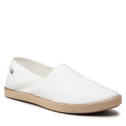 Tommy Hilfiger Espadrillas Tommy Hilfiger Recykled Chambry Slip On FM0FM03966 Ecru YBL