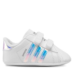 adidas Sneakersy adidas Superstar Crib BD8000 Bílá