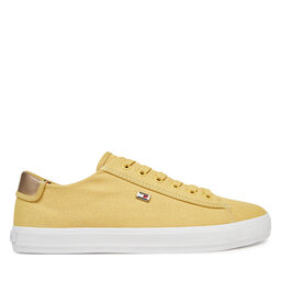 Tommy Hilfiger Teniși Tommy Hilfiger Vulc Canvas Lace Up Sneaker FW0FW08647 Galben