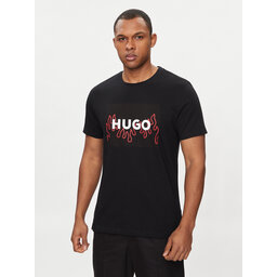 HUGO HUGO Camiseta Dulive 50506989 Negro Regular Fit