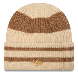 New Era Berretto New Era Stripe Cuff Knit Beanie 60580764 Beige
