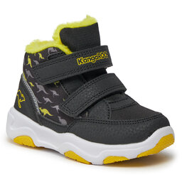 KangaRoos Schnürschuhe KangaRoos KS-Goku V 02220-000-5094 Jet Black/Lemon Chrome