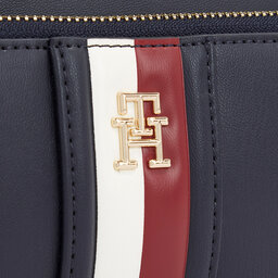 

Сумка Tommy Hilfiger Iconic Tommy Camera Bag Puffy AW0AW15880 Global Stripes 0G0, Голубий