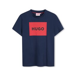 HUGO HUGO Majica G00334 D Mornarsko modra Regular Fit