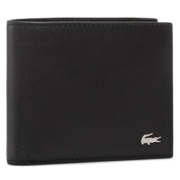 Lacoste Große Herren Geldbörse Lacoste Small Billfold NH1115FG Black 000