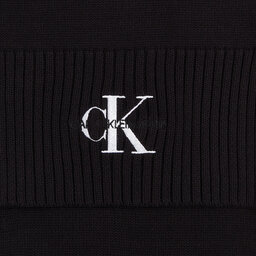

Шарф Calvin Klein Jeans Monologo Embro Knit Scarf K60K611262 Black BDS, Чорний