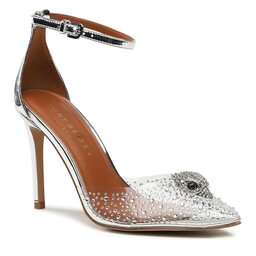 Kurt Geiger Magassarkú Kurt Geiger 225-Crystal Vinyl 9989663999 Silver
