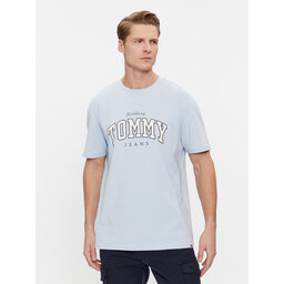 Tommy Jeans Tommy Jeans Camiseta Varsity DM0DM18287 Celeste Regular Fit
