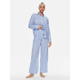 DKNY DKNY Pidžama YI90008 Plava Regular Fit