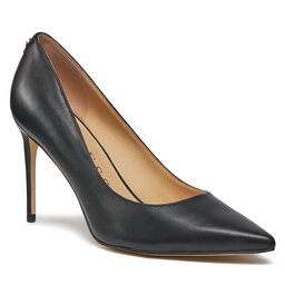 Guess Pantofi cu toc subțire Guess Rica7 FLPRC7 LEA03 BLACK