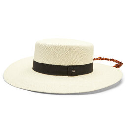 Max Mara Šešir Max Mara Sulatano 2345710331 Ivory 001