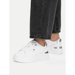 Tommy Hilfiger Sneakers Tommy Hilfiger Th Platform Chic Sneaker FW0FW09626 Weiß