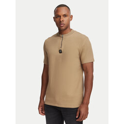 HUGO HUGO T-Shirt Dabi 50563018 Dunkelbeige Regular Fit