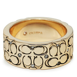 Coach Пръстен Coach 37341908GLD230 Златист