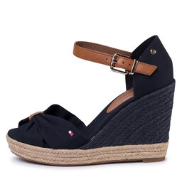 

Еспадрильї Tommy Hilfiger Basic Opened Toe High Wedge FW0FW04784 Desert Sky DW5, Cиній