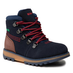 Kickers Trzewiki Kickers Kicknature 878760-10 S Red/Navy 103