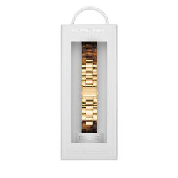 Michael Kors Bracelet de montre interchangeable Michael Kors MKS8040 Gold/Brown