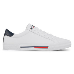 

Кросівки Tommy Jeans Essential Leather Sneaker EM0EM00488 White YBR, Білий