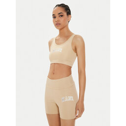 Karl Kani Karl Kani Top nedrček Small Serif 6131306 Bež Slim Fit