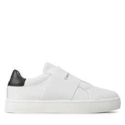 

Снікерcи Calvin Klein Jeans Casual Cupsole Elastic Lth YW0YW01021 Triple White 0K4, Білий