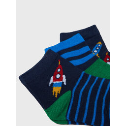 OVS Ankelstrumpor barn 3-pack OVS 1599787 Multicolor 837