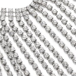 

Намисто Patrizia Pepe 8JA030/M020-W350 Crystal Strass, Срібний