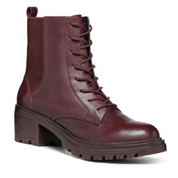Geox Polokozačky Geox D Damiana D36QCD 00043 C7011 Wine