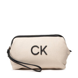 Calvin Klein Kosmētikas somiņa Calvin Klein Calvin Resort Washbag Canvas K60K609484 Sand VHB