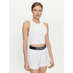 Calvin Klein Swimwear Calvin Klein Swimwear Marškinėliai KW0KW02481 Balta Slim Fit