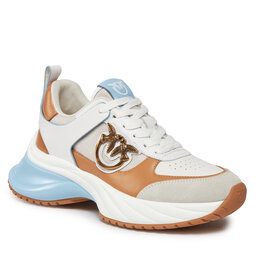 

Снікерcи Pinko Ariel 02 SS0027 P020 White/Cognac I5L, Кольоровий