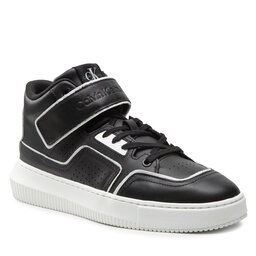 Calvin Klein Jeans Сникърси Calvin Klein Jeans Chunky Cupsole Laceup Mid YM0YM00426 Black/White 0GK