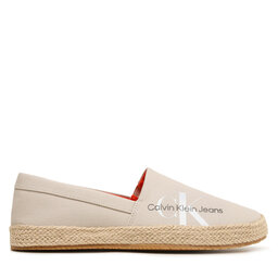 

Еспадрильї Calvin Klein Espadrille Co YM0YM00726 Eggshell/Travetine/Cherry Tomato ACF, Бежевий