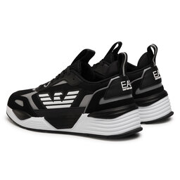 

Снікерcи EA7 Emporio Armani X8X070 XK165 N629 Black/Silver, Чорний