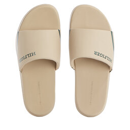 

Шльопанці Tommy Hilfiger Dual Density Hilifger Pool Slide FM0FM05017 Beige AEG, Бежевий