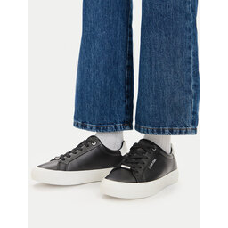 Calvin Klein Sneakers Calvin Klein Vulc Lace Up Lth/Moire Bt HW0HW02747 Schwarz