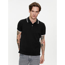 Geox Geox Pólóing M4510Q T2649 F9000 Fekete Regular Fit