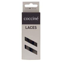 Coccine Šnúrky do topánok Coccine SZNUROWADŁA 75 cm F2 WOSKOWANE v.AZ Tmavomodrá